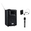 Oklahoma Sound Wireless PA System with Wireless Headset Microphone, 40 W, Black PRA8000PRA87